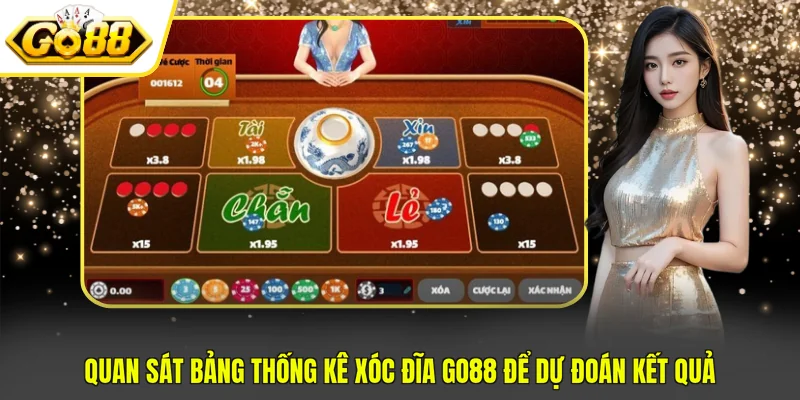 Luật Chơi Xóc Đĩa GO88 Và 2 Bí Quyết Soi Cầu Đỉnh Cao 4 Quan sát bảng thống kê xóc đĩa GO88 để dự đoán kết quả
